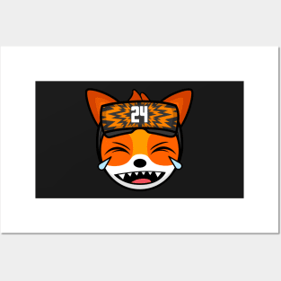 Laughing Gamer Fox PWNZR Posters and Art